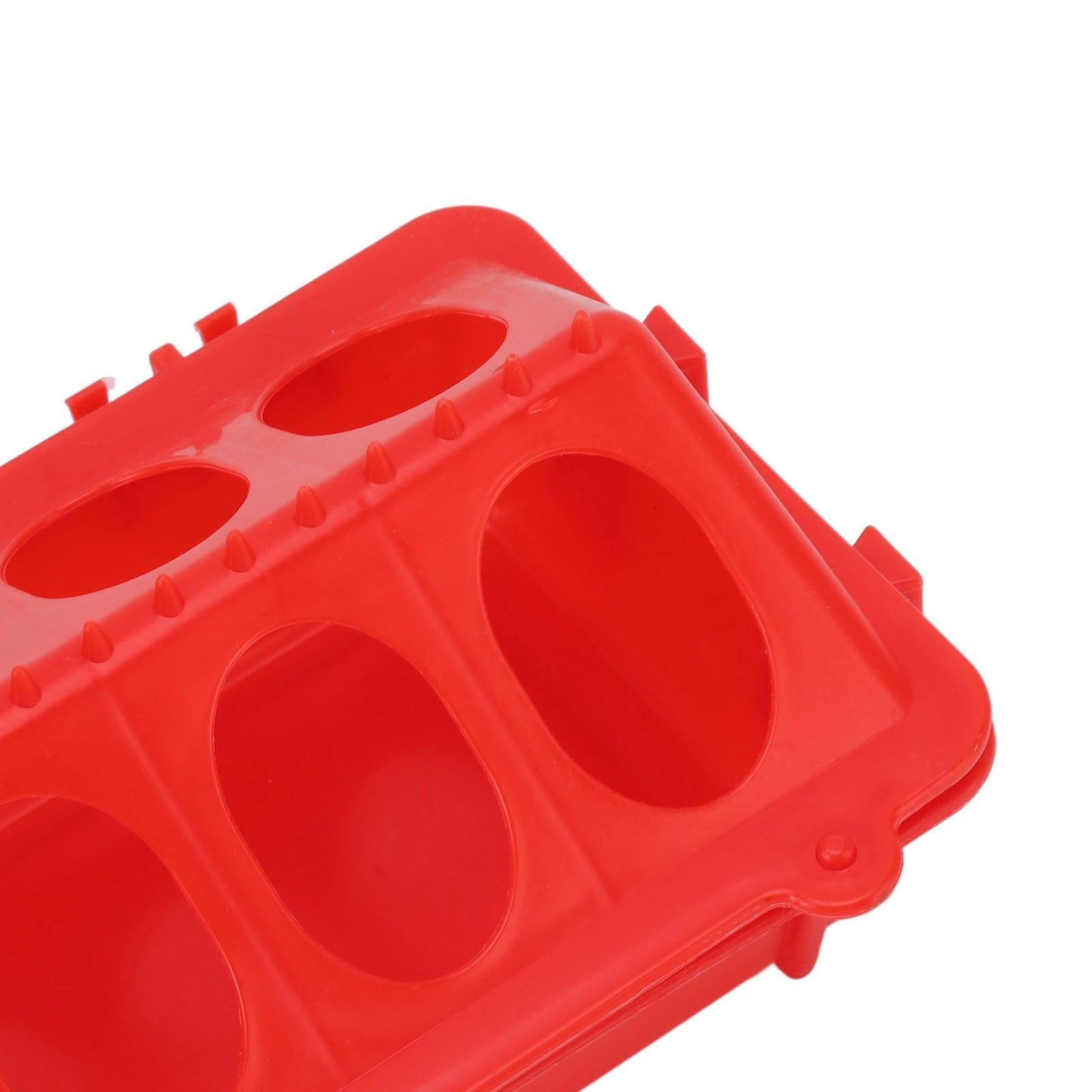 2Set Flip Top Chick Birds Water Feeder PP Chicken Trough Automatic Feeder with Splatter Proof Cover Poultry V1294-YM3111220265213-0421