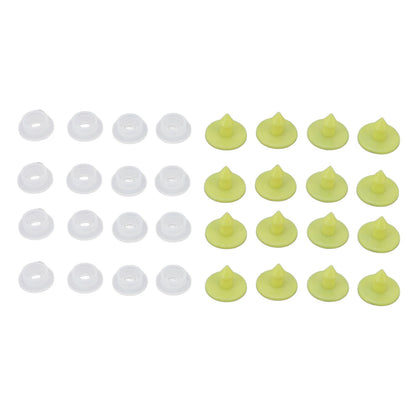 100PCS Livestock Ear Tag Bright Yellow PP Fadeless Reusable Universal Animal Ear Tag for Rabbit V1294-YM3111220265511-0421