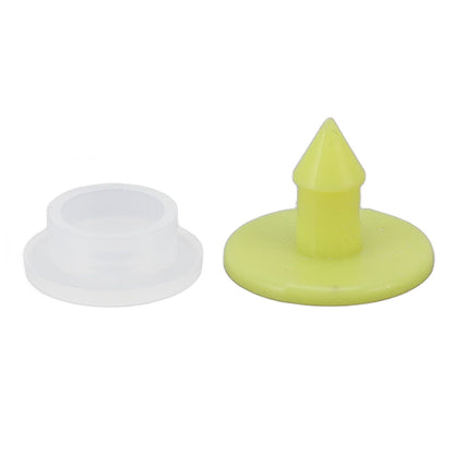 100PCS Livestock Ear Tag Bright Yellow PP Fadeless Reusable Universal Animal Ear Tag for Rabbit V1294-YM3111220265511-0421