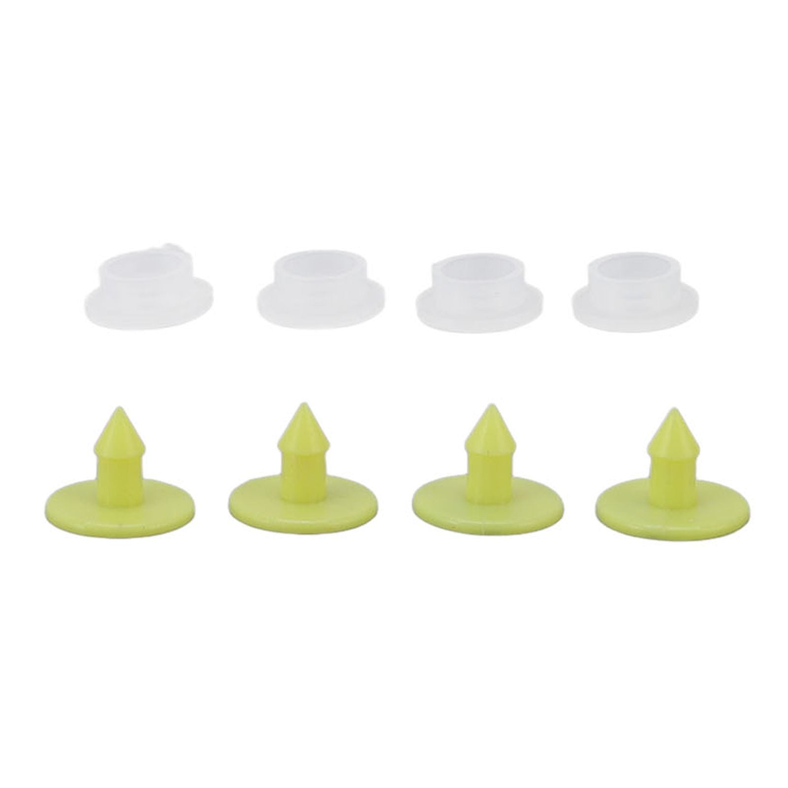 100PCS Livestock Ear Tag Bright Yellow PP Fadeless Reusable Universal Animal Ear Tag for Rabbit V1294-YM3111220265511-0421