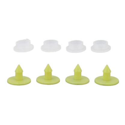 100PCS Livestock Ear Tag Bright Yellow PP Fadeless Reusable Universal Animal Ear Tag for Rabbit V1294-YM3111220265511-0421