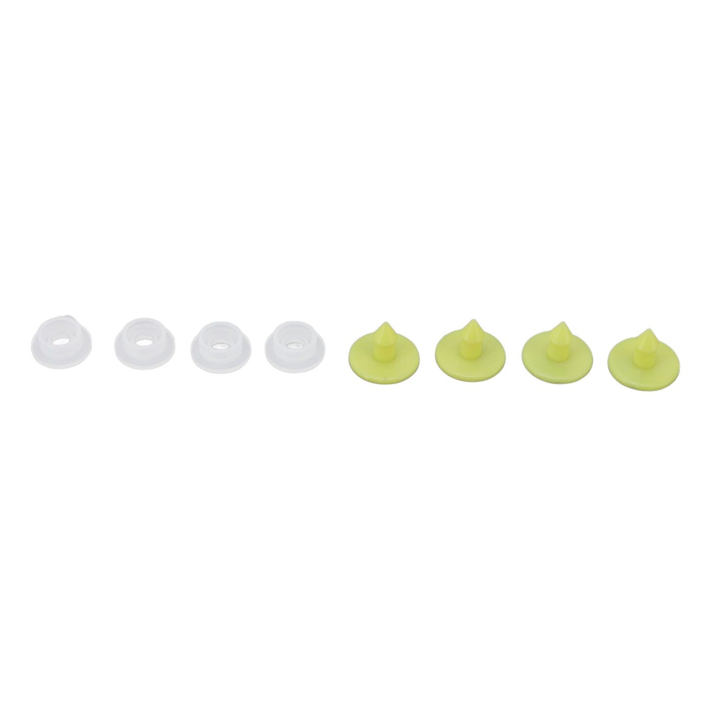 100PCS Livestock Ear Tag Bright Yellow PP Fadeless Reusable Universal Animal Ear Tag for Rabbit V1294-YM3111220265511-0421