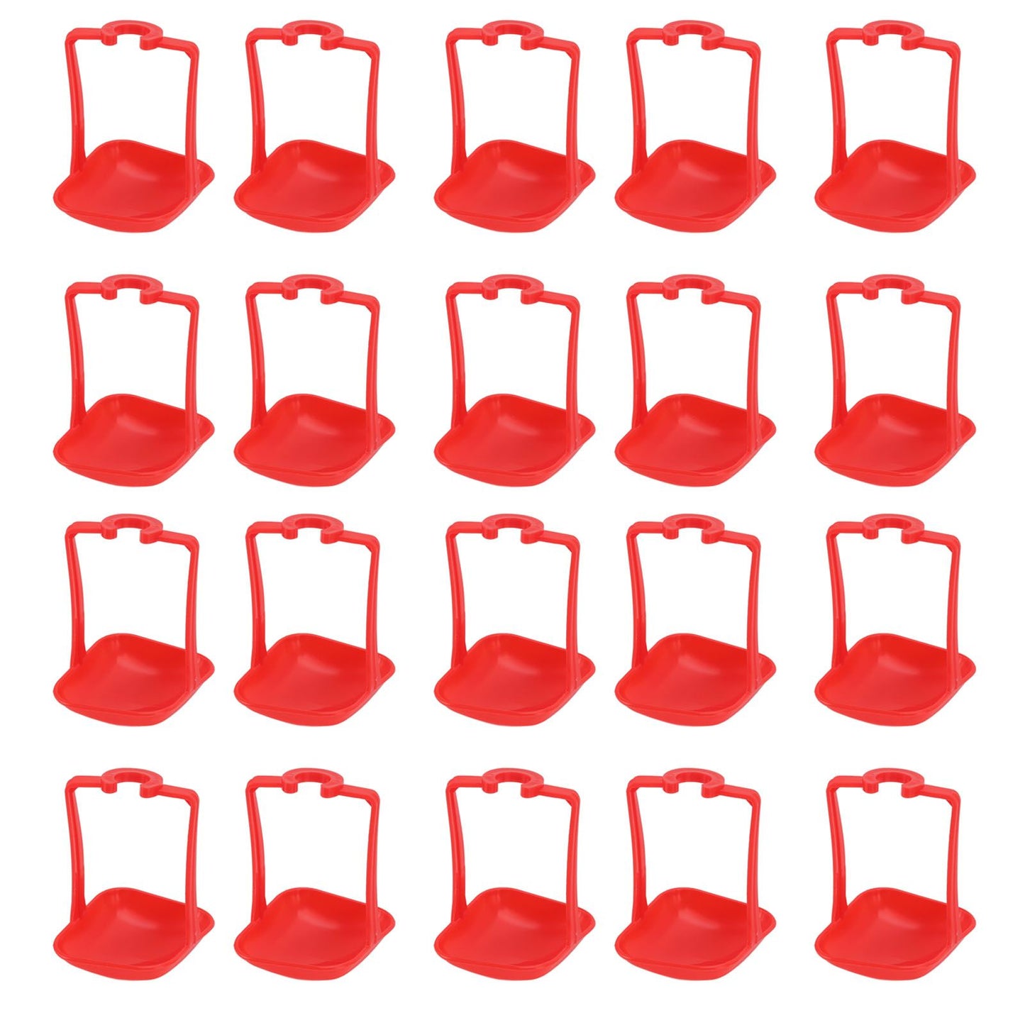 20Pcs Chicken Automatic Waterer Cups Rust Proof Bright Color Chicken Drinking Cups for Farm Red V1294-YM3111220265612-0421