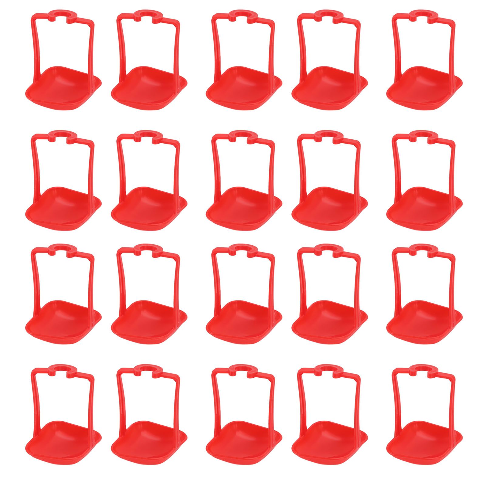 20Pcs Chicken Automatic Waterer Cups Rust Proof Bright Color Chicken Drinking Cups for Farm Red V1294-YM3111220265612-0421