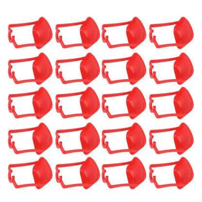 20Pcs Chicken Automatic Waterer Cups Rust Proof Bright Color Chicken Drinking Cups for Farm Red V1294-YM3111220265612-0421