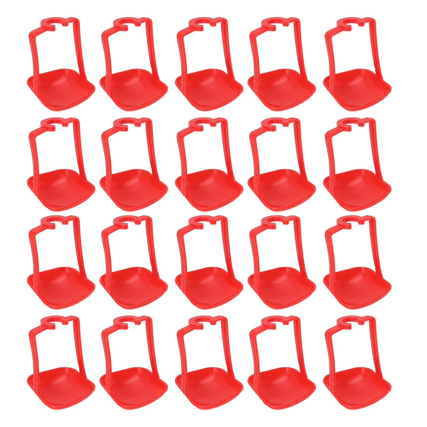 20Pcs Chicken Automatic Waterer Cups Rust Proof Bright Color Chicken Drinking Cups for Farm Red V1294-YM3111220265612-0421