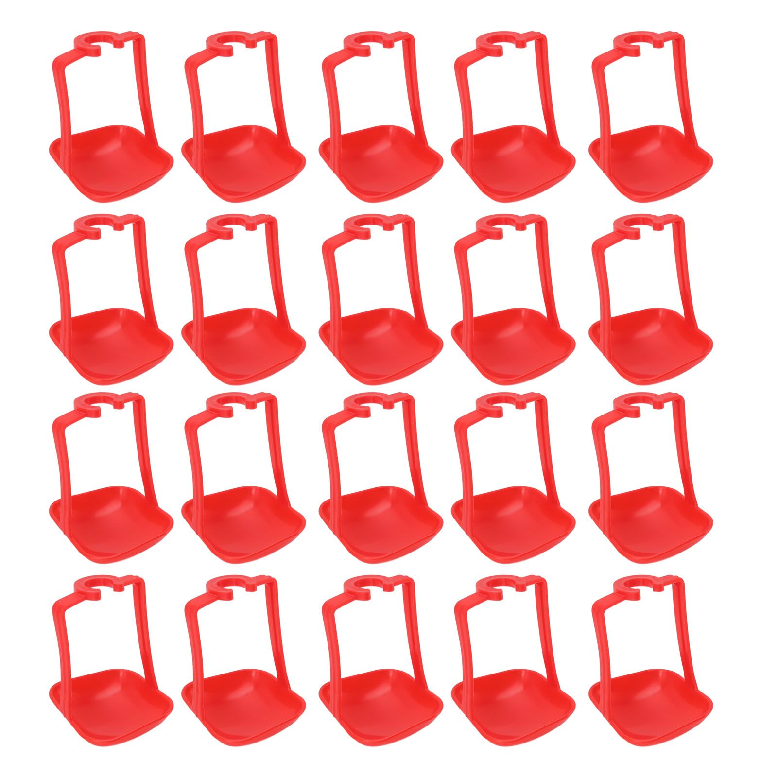 20Pcs Chicken Automatic Waterer Cups Rust Proof Bright Color Chicken Drinking Cups for Farm Red V1294-YM3111220265612-0421