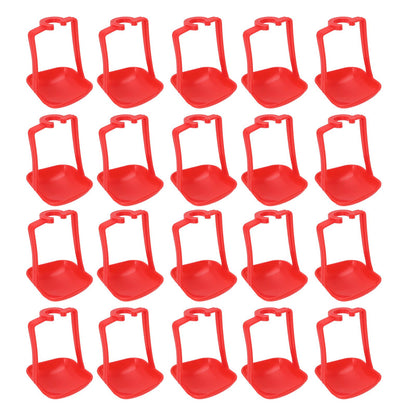 20Pcs Chicken Automatic Waterer Cups Rust Proof Bright Color Chicken Drinking Cups for Farm Red V1294-YM3111220265612-0421