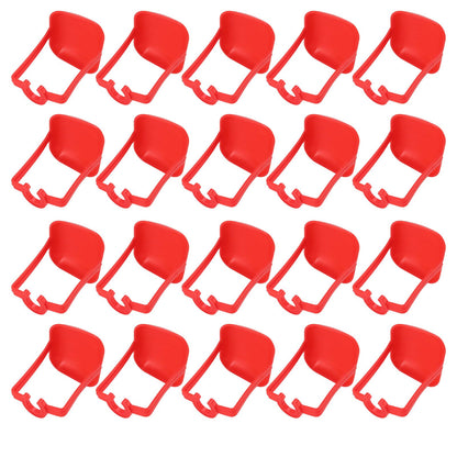 20Pcs Chicken Automatic Waterer Cups Rust Proof Bright Color Chicken Drinking Cups for Farm Red V1294-YM3111220265612-0421