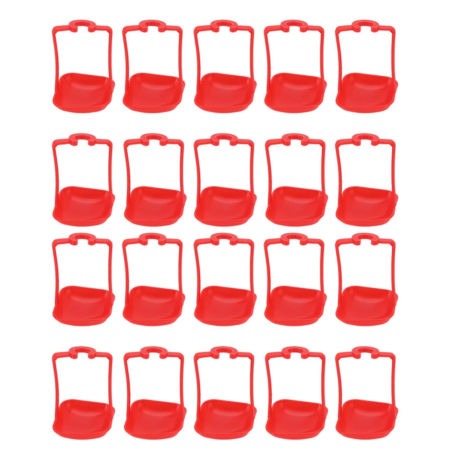 20Pcs Chicken Automatic Waterer Cups Rust Proof Bright Color Chicken Drinking Cups for Farm Red V1294-YM3111220265612-0421