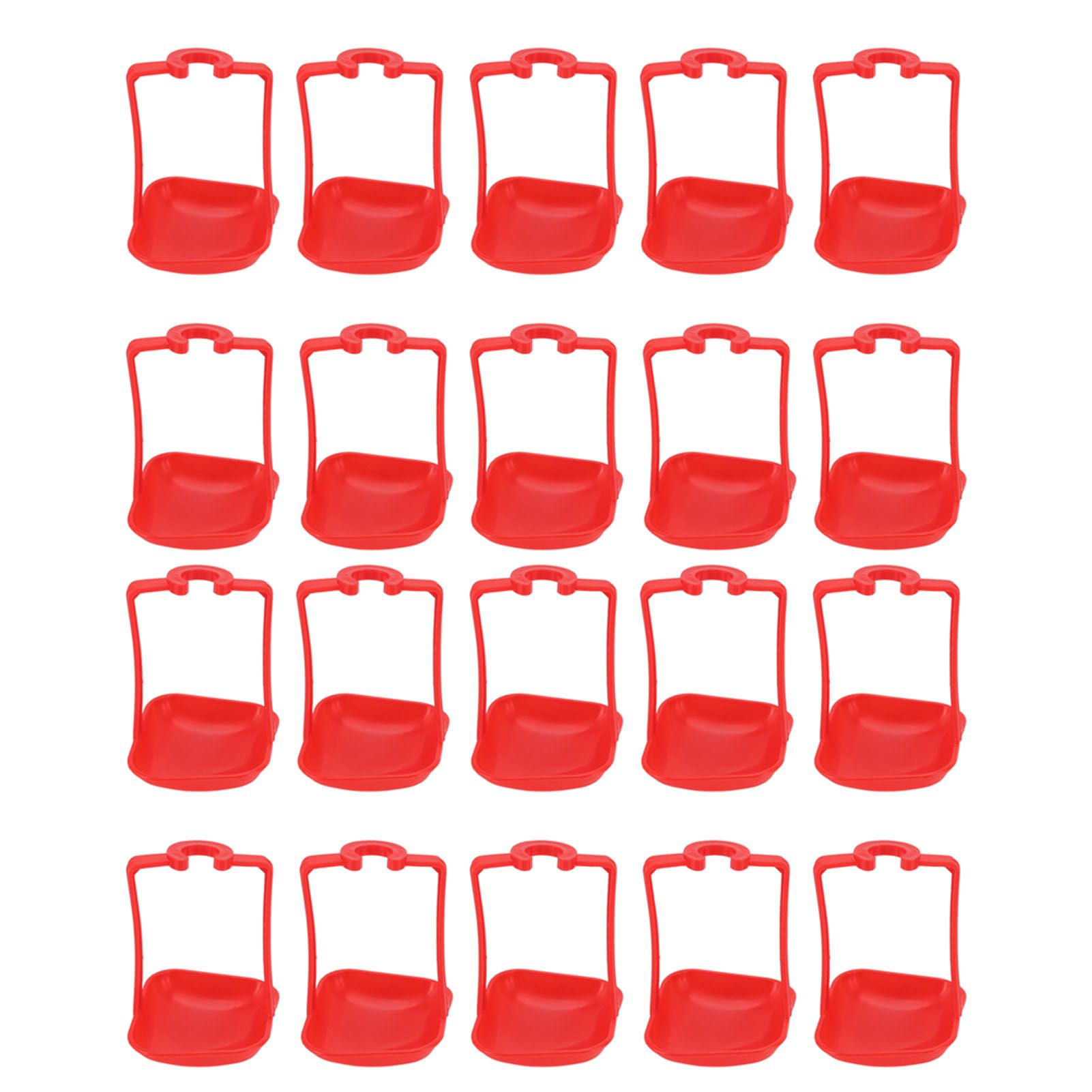20Pcs Chicken Automatic Waterer Cups Rust Proof Bright Color Chicken Drinking Cups for Farm Red V1294-YM3111220265612-0421