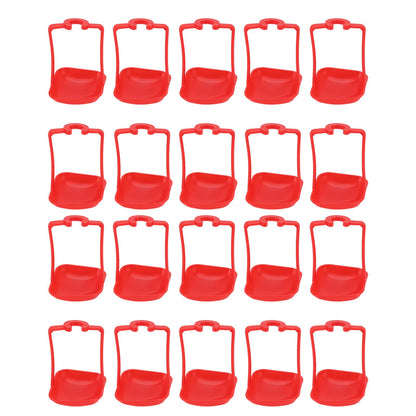 20Pcs Chicken Automatic Waterer Cups Rust Proof Bright Color Chicken Drinking Cups for Farm Red V1294-YM3111220265612-0421