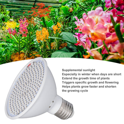 Plant Light E27 Bulb Red Blue Light E27 LED Grow Bulb for Indoor Seedlings 85-265V E27 200 V1294-YM3111220266511-0421