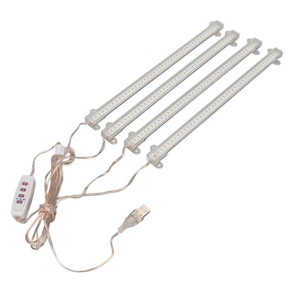 Plant Grow Light 4 Heads USB Plug Dimmable Timer Function Full Spectrum LED Grow Light for Indoor Home V1294-YM3111220267011-0421