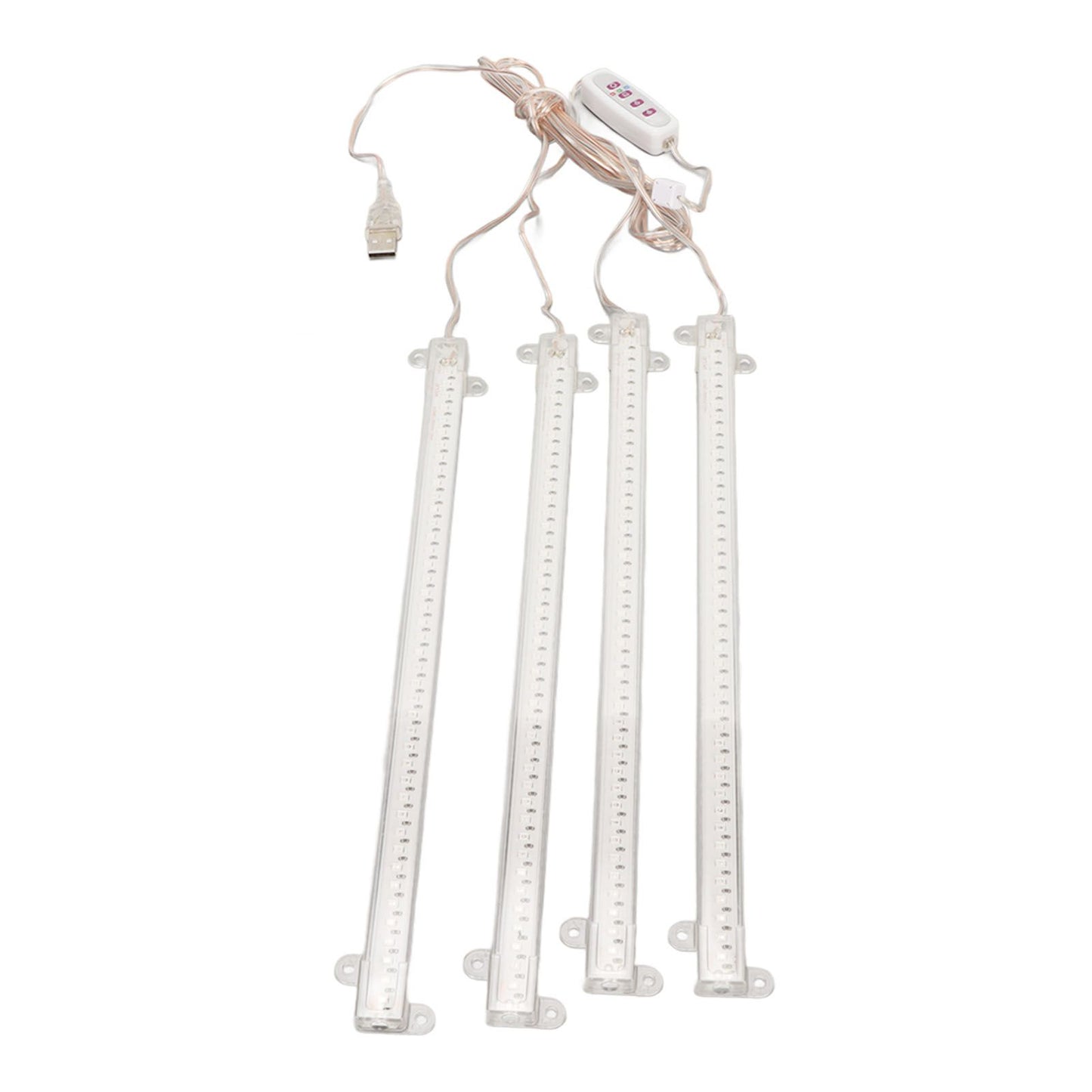 Plant Grow Light 4 Heads USB Plug Dimmable Timer Function Full Spectrum LED Grow Light for Indoor Home V1294-YM3111220267011-0421