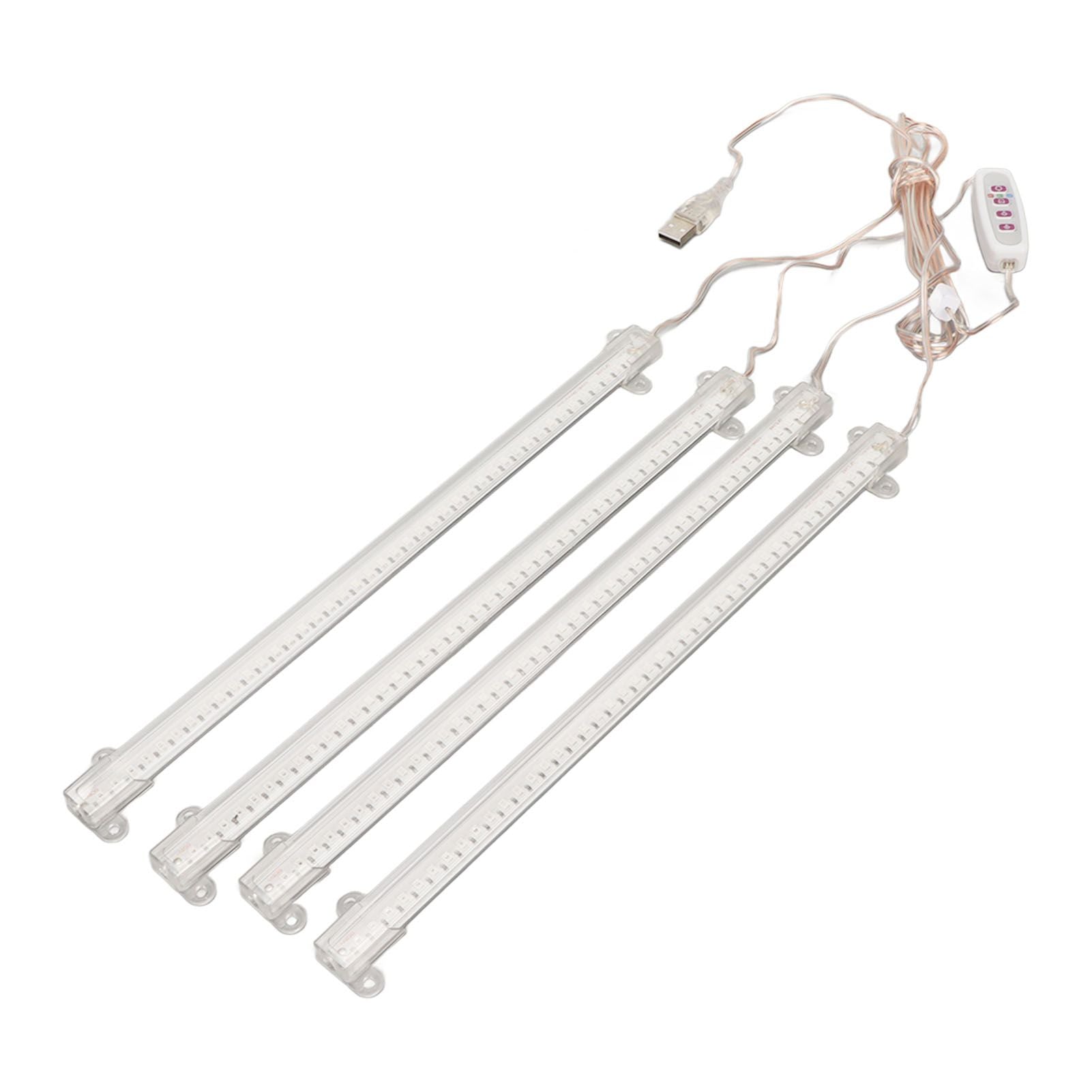 Plant Grow Light 4 Heads USB Plug Dimmable Timer Function Full Spectrum LED Grow Light for Indoor Home V1294-YM3111220267011-0421