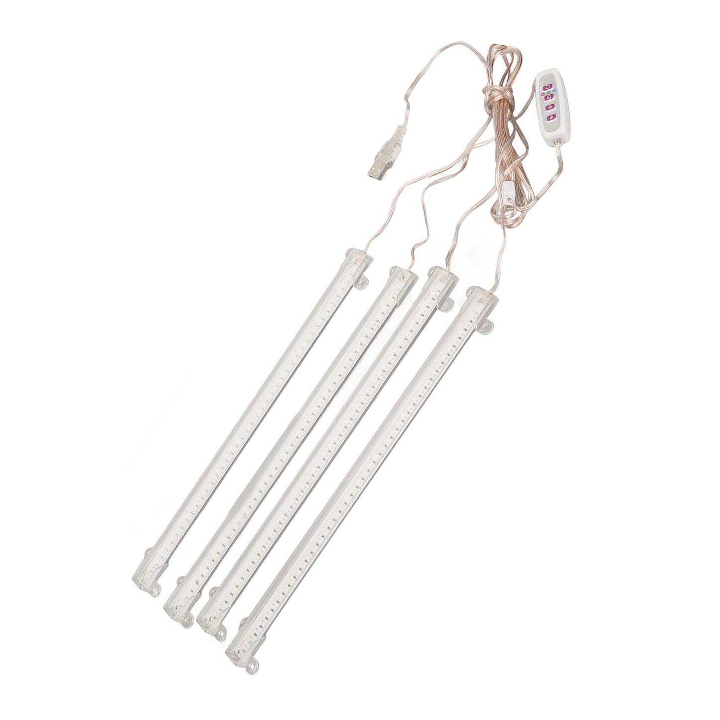 Plant Grow Light 4 Heads USB Plug Dimmable Timer Function Full Spectrum LED Grow Light for Indoor Home V1294-YM3111220267011-0421