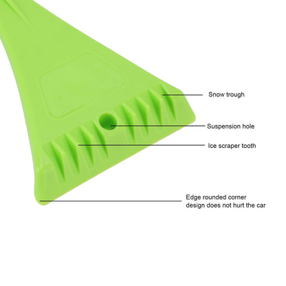 Car Windshield Scraper PP With EVA Foam Handle Car Window Snow Remover for Winter Green V1294-YM3111220267211-0421