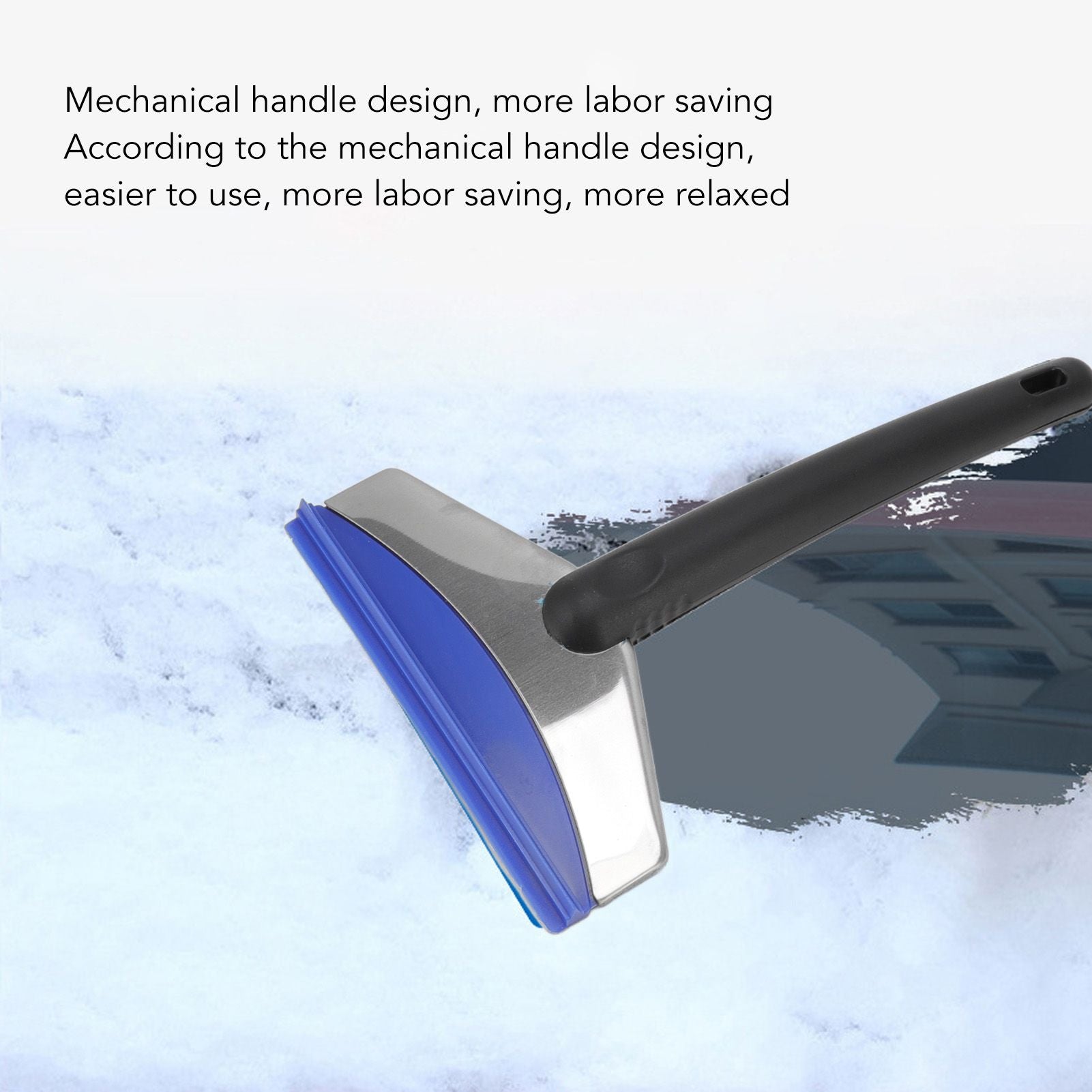 Snow Shovel Car Ice Scraper Car Window Snow Ice Shovel Windshield Defrost Snow Removal Cleaning Tool V1294-YM3111220267311-0421