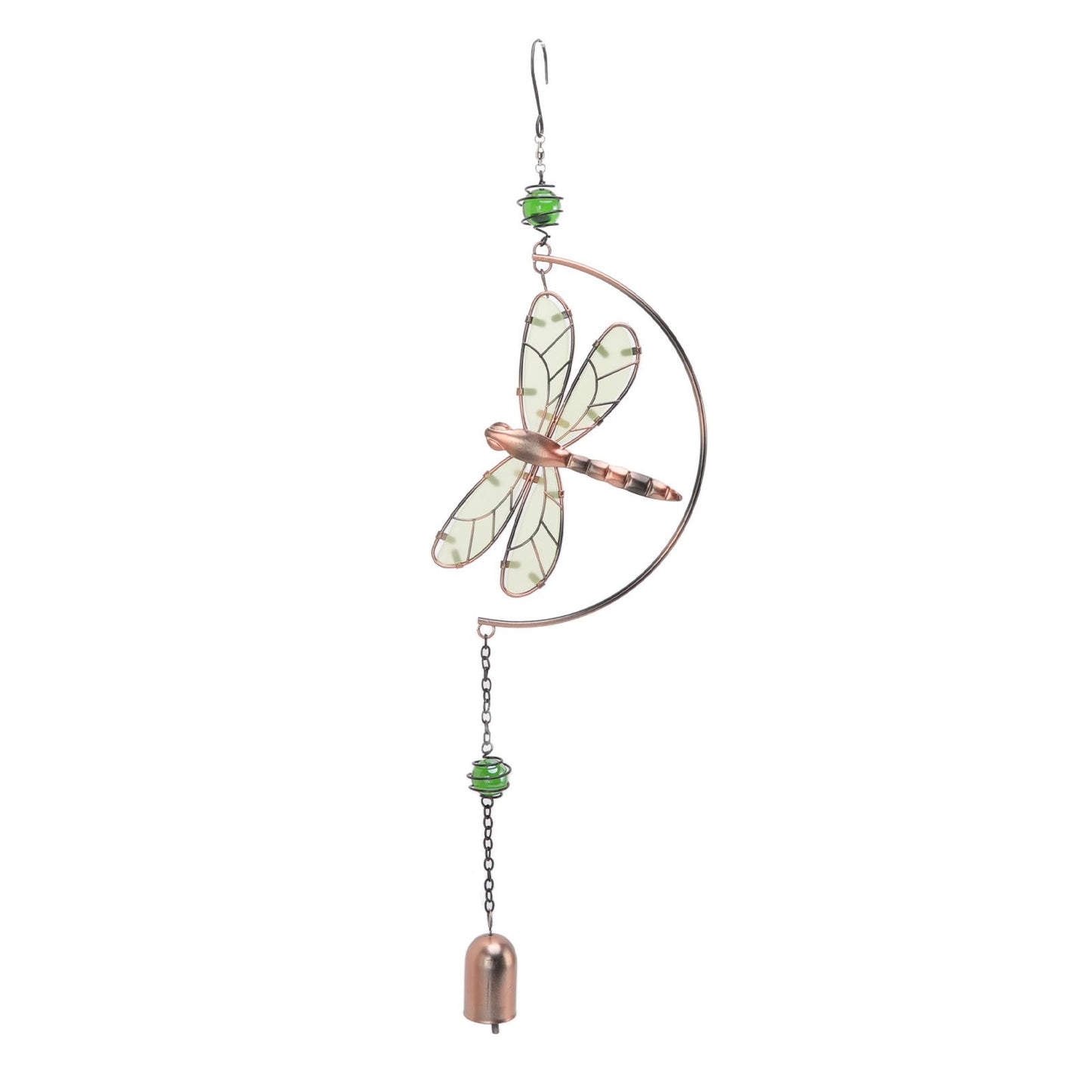 Dragonfly Wind Chimes Waterproof Beautiful Melody Iron Hanging Ornaments for Home Decoration V1294-YM3111220267711-0421