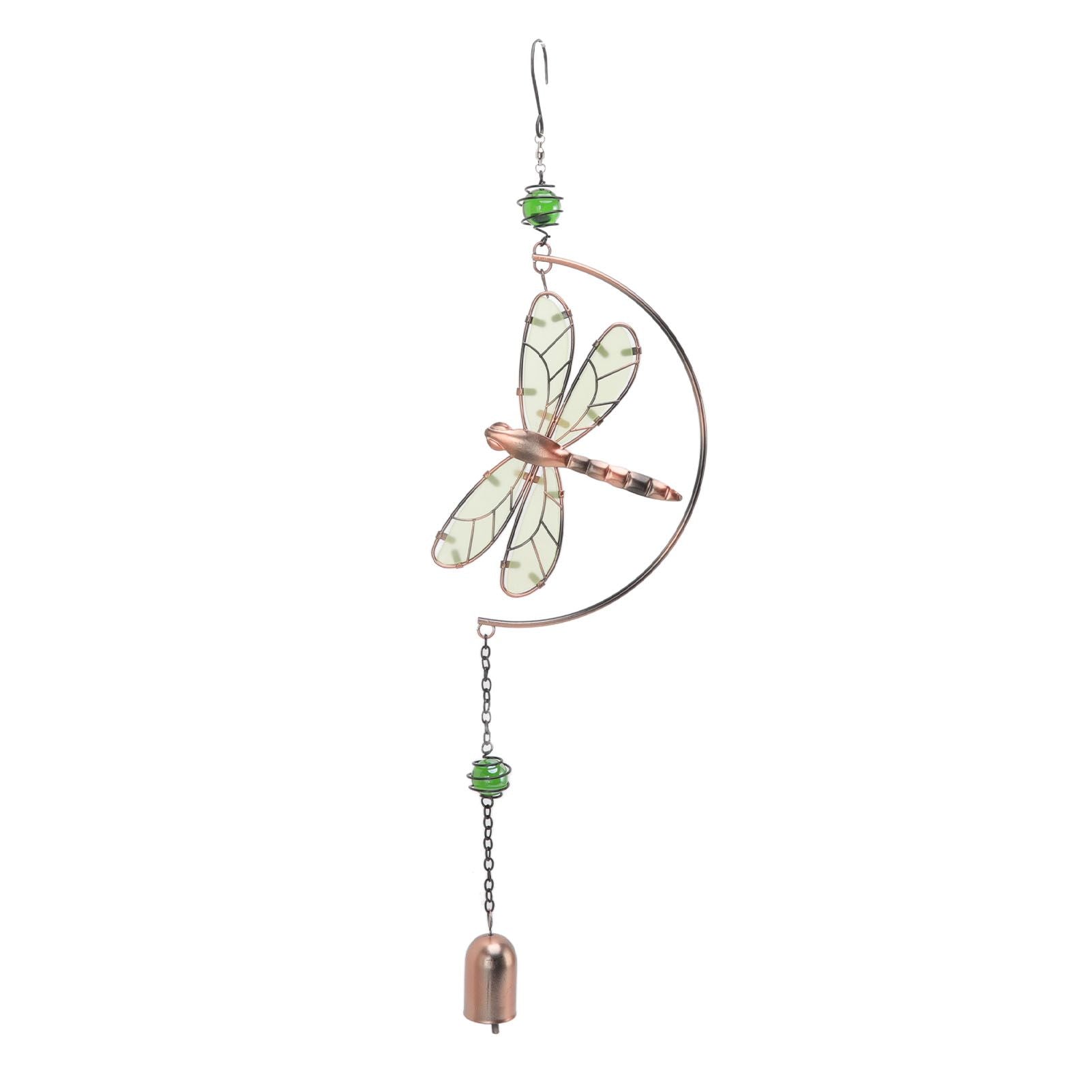 Dragonfly Wind Chimes Waterproof Beautiful Melody Iron Hanging Ornaments for Home Decoration V1294-YM3111220267711-0421