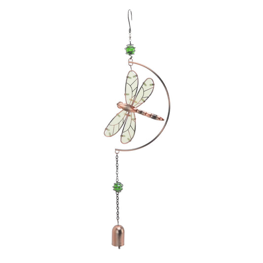 Dragonfly Wind Chimes Waterproof Beautiful Melody Iron Hanging Ornaments for Home Decoration V1294-YM3111220267711-0421