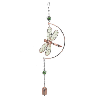 Dragonfly Wind Chimes Waterproof Beautiful Melody Iron Hanging Ornaments for Home Decoration V1294-YM3111220267711-0421