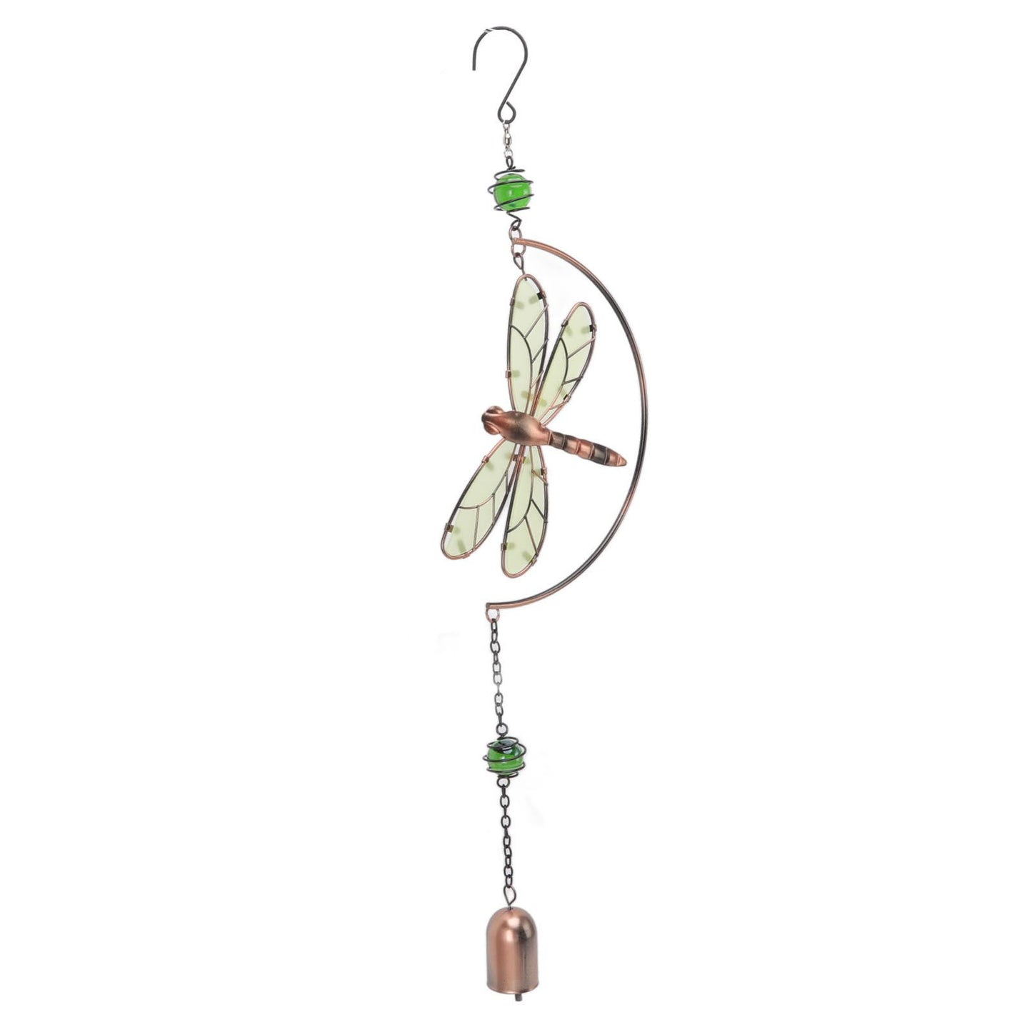 Dragonfly Wind Chimes Waterproof Beautiful Melody Iron Hanging Ornaments for Home Decoration V1294-YM3111220267711-0421