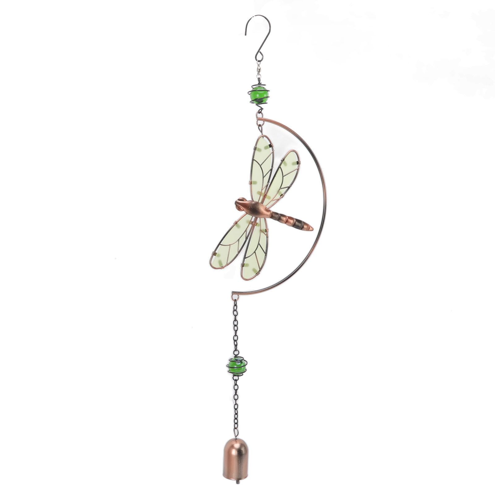 Dragonfly Wind Chimes Waterproof Beautiful Melody Iron Hanging Ornaments for Home Decoration V1294-YM3111220267711-0421