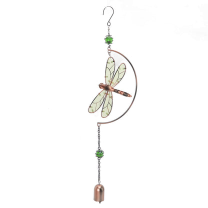 Dragonfly Wind Chimes Waterproof Beautiful Melody Iron Hanging Ornaments for Home Decoration V1294-YM3111220267711-0421