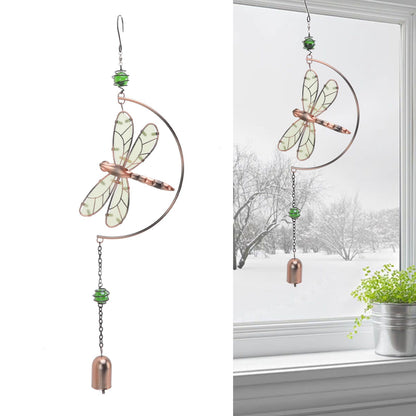 Dragonfly Wind Chimes Waterproof Beautiful Melody Iron Hanging Ornaments for Home Decoration V1294-YM3111220267711-0421