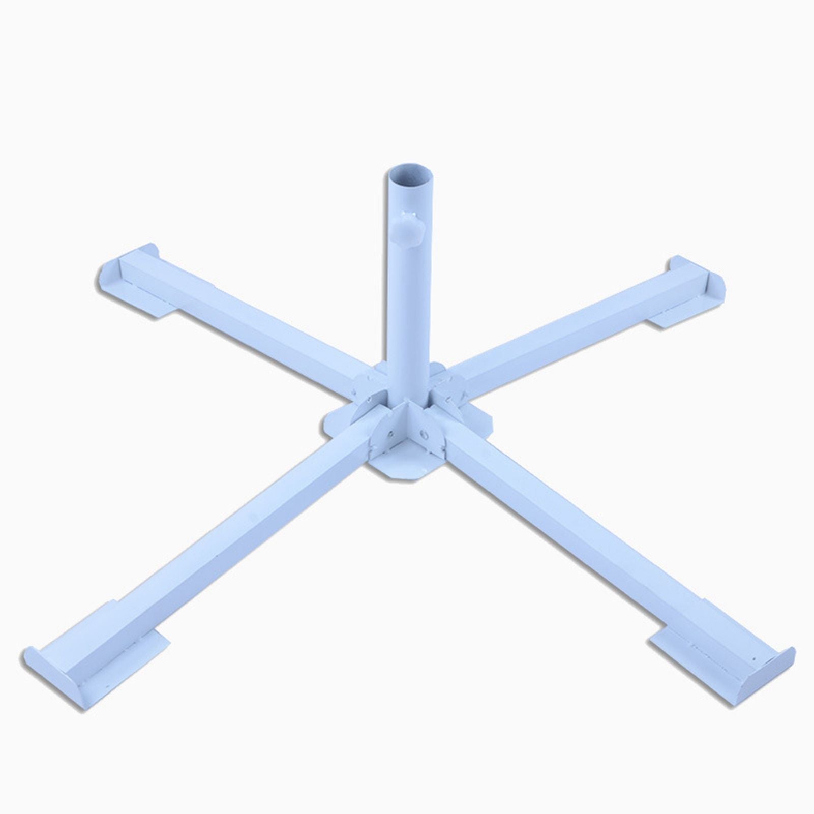 Portable Foldable Beach Umbrella Stand Outdoor Patio Sunshade Umbrella Base Holder White V1294-YM3111220267811-0421