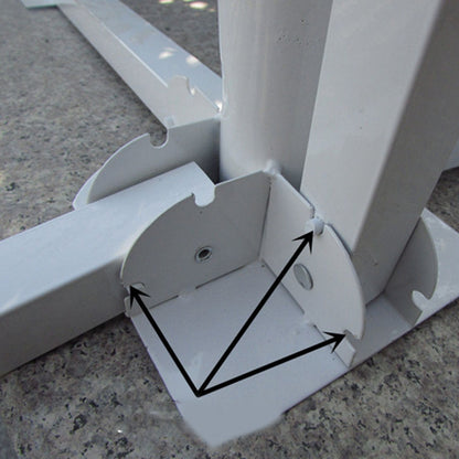 Portable Foldable Beach Umbrella Stand Outdoor Patio Sunshade Umbrella Base Holder White V1294-YM3111220267811-0421