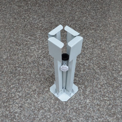 Portable Foldable Beach Umbrella Stand Outdoor Patio Sunshade Umbrella Base Holder White V1294-YM3111220267811-0421
