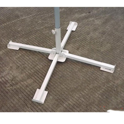 Portable Foldable Beach Umbrella Stand Outdoor Patio Sunshade Umbrella Base Holder White V1294-YM3111220267811-0421