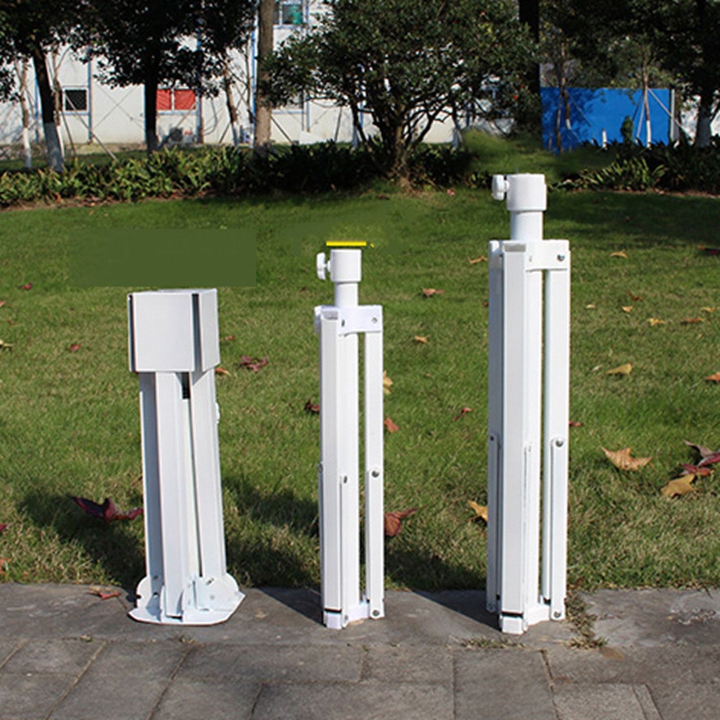 Portable Foldable Beach Umbrella Stand Outdoor Patio Sunshade Umbrella Base Holder White V1294-YM3111220267811-0421