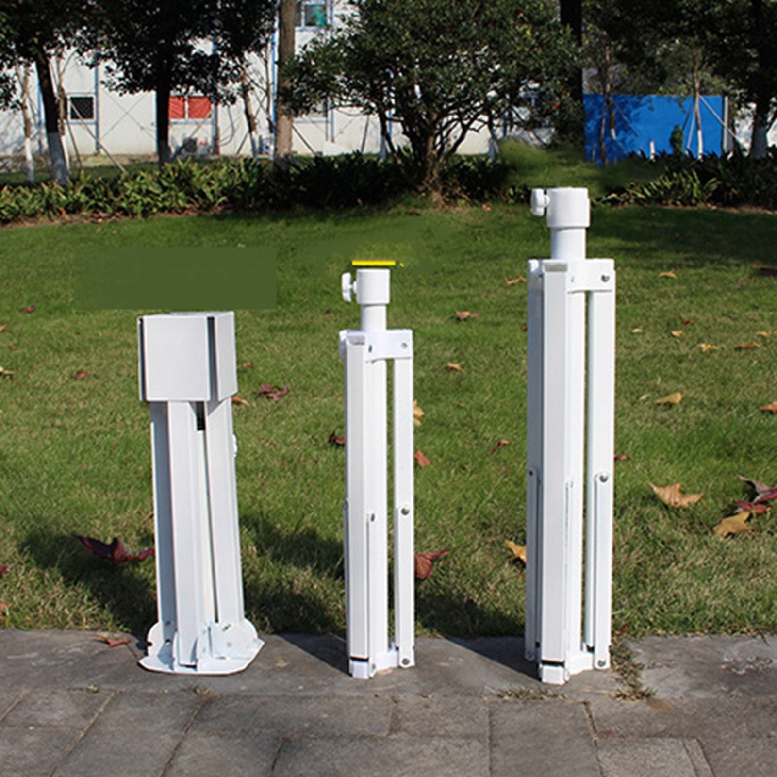 Portable Foldable Beach Umbrella Stand Outdoor Patio Sunshade Umbrella Base Holder White V1294-YM3111220267811-0421