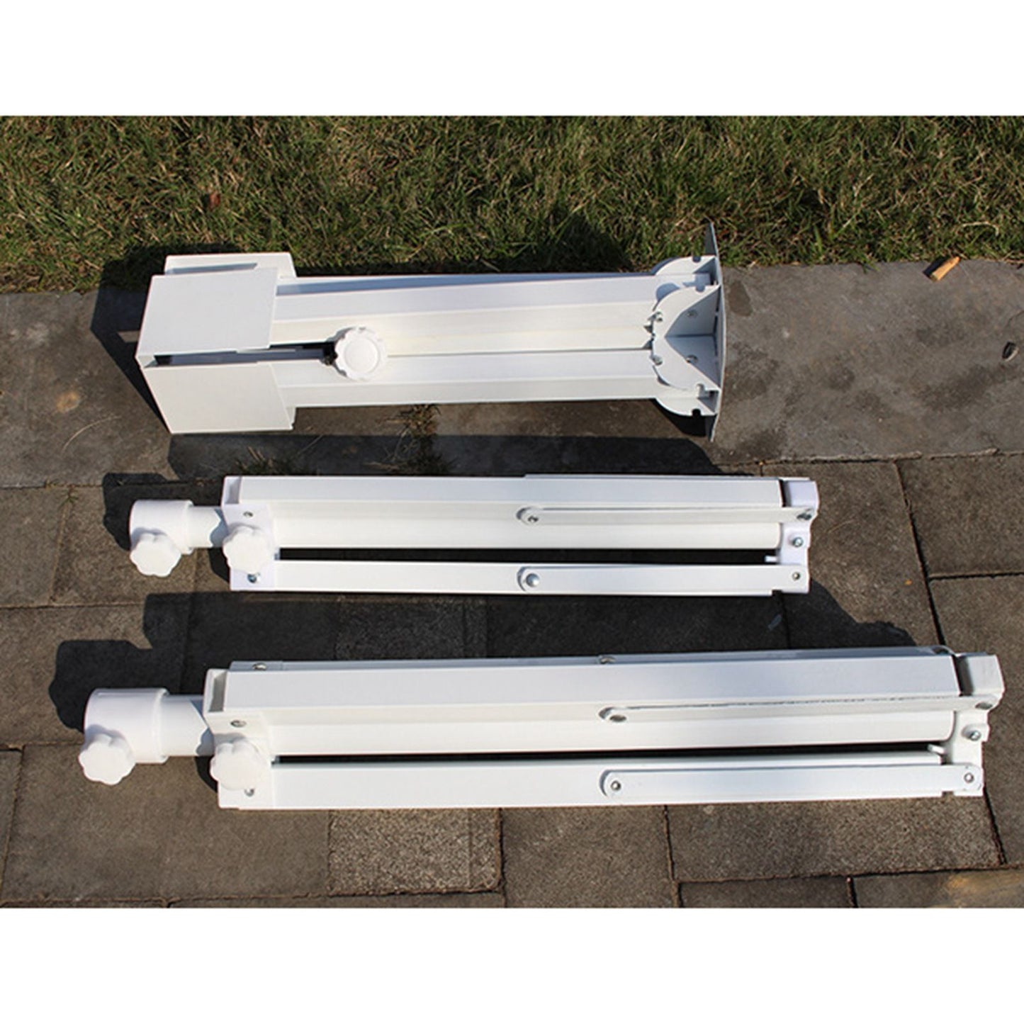 Portable Foldable Beach Umbrella Stand Outdoor Patio Sunshade Umbrella Base Holder White V1294-YM3111220267811-0421