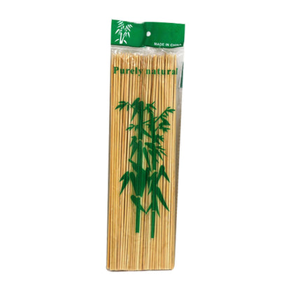 Disposable Barbecue Skewers Bamboo for Barbecue BBQ Appetiser Fruit Kabob Chocolate Fountain Grilling 3mm 15cm V1294-YM3111220268411-0421