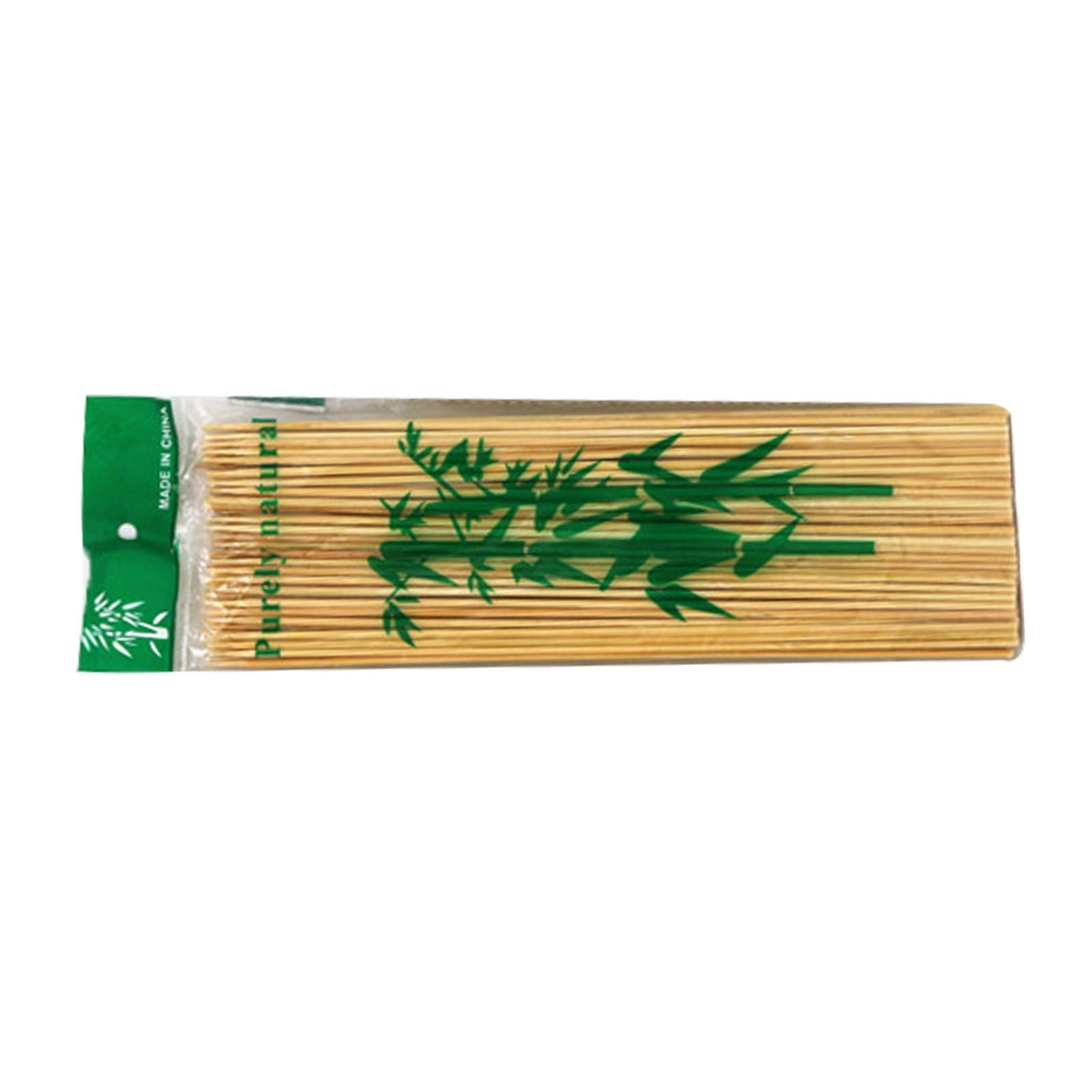 Disposable Barbecue Skewers Bamboo for Barbecue BBQ Appetiser Fruit Kabob Chocolate Fountain Grilling 3mm 25cm V1294-YM3111220268413-0421