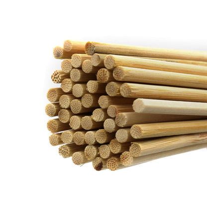 Disposable Barbecue Skewers Bamboo for Barbecue BBQ Appetiser Fruit Kabob Chocolate Fountain Grilling 3mm 25cm V1294-YM3111220268413-0421