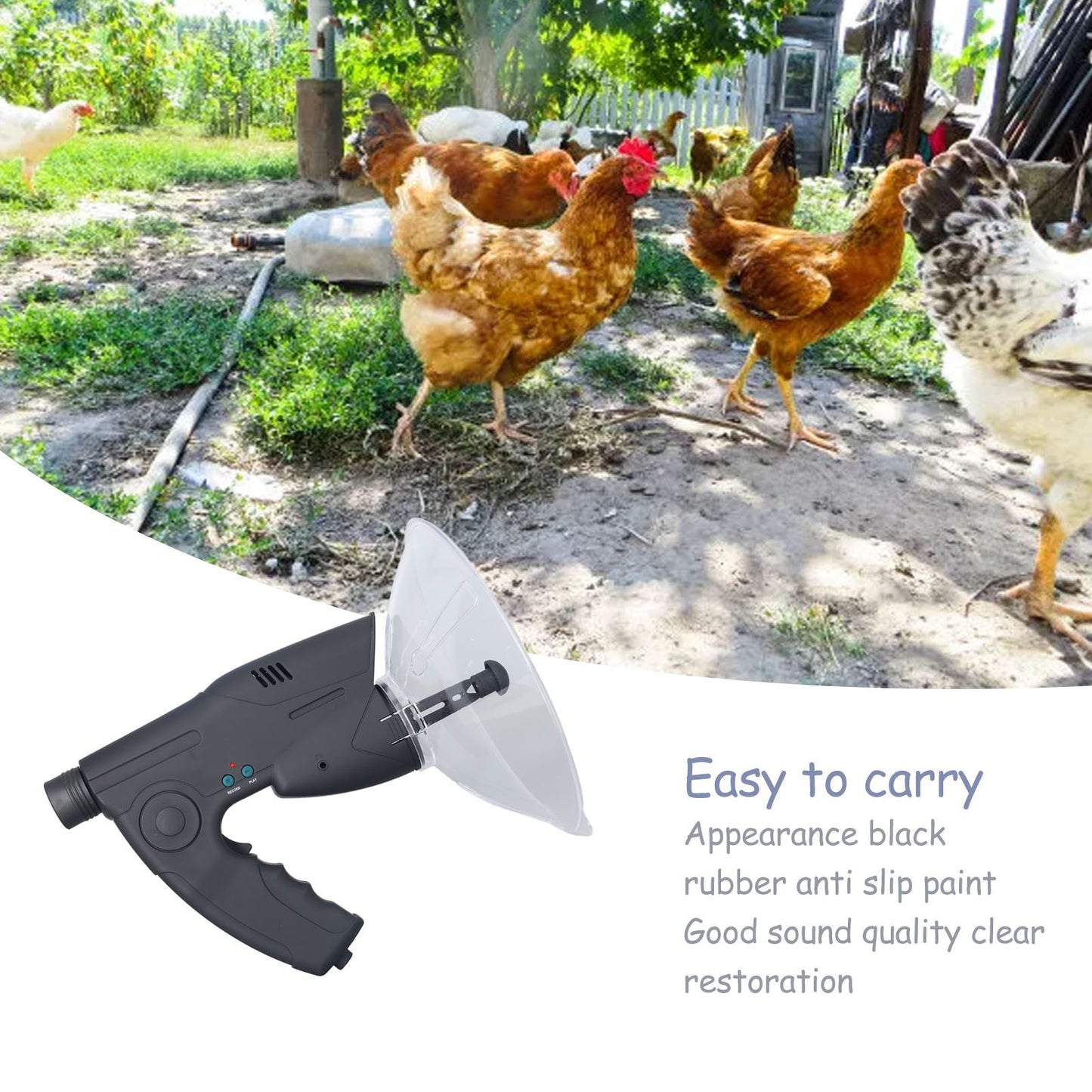 Bird Watching Instrument Low Energy Consumption ABS Engineering Plastic Black Long Distance Birdwatching V1294-YM3111220269811-0421
