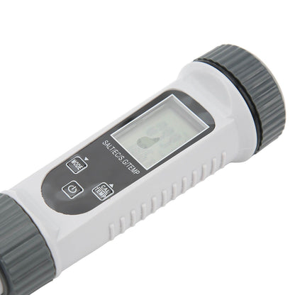 Digital Salinity Tester High Accuracy Wide Range Temp Comp Large LCD Water Quality Tester for EC Temp S.G V1294-YM3111220272711-0421