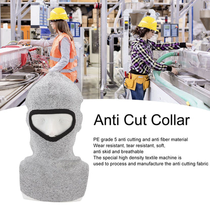4 Sided Protection Anti Cut Head Cover Comfortable Breathable Anti Cut Full Face Guard Neck Protector V1294-YM3111220273711-0421