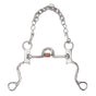 120mm Horse Mouth Snaffle with Chain Stainless Steel Horse Bit for Equestrian Training Equipment V1294-YM3111220273811-0421