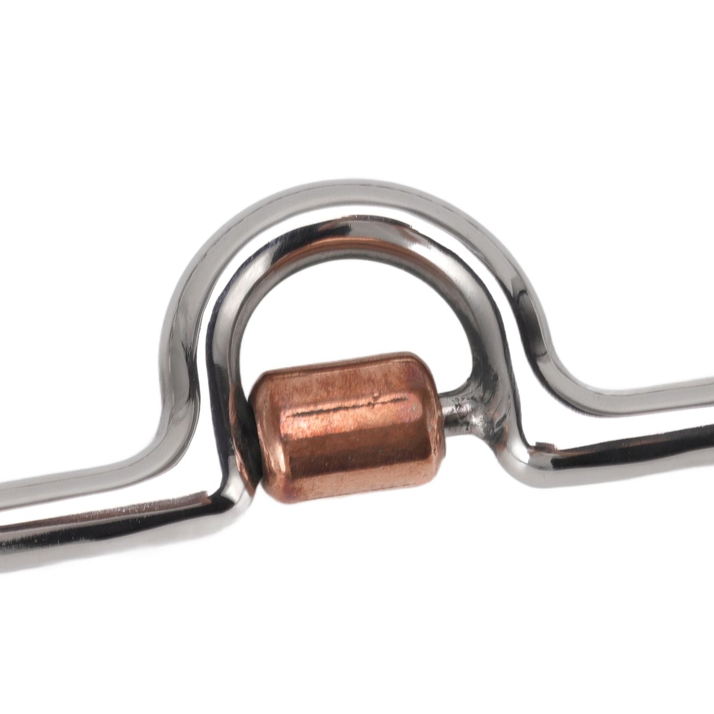 120mm Horse Mouth Snaffle with Chain Stainless Steel Horse Bit for Equestrian Training Equipment V1294-YM3111220273811-0421