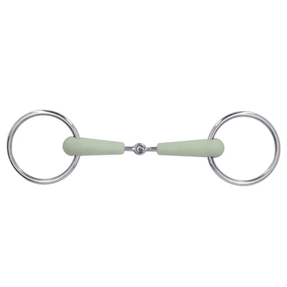 130mm Horse Mouth Snaffle with Chain Stainless Steel Horse Bit for Equestrian Training Equipment V1294-YM3111220273911-0421