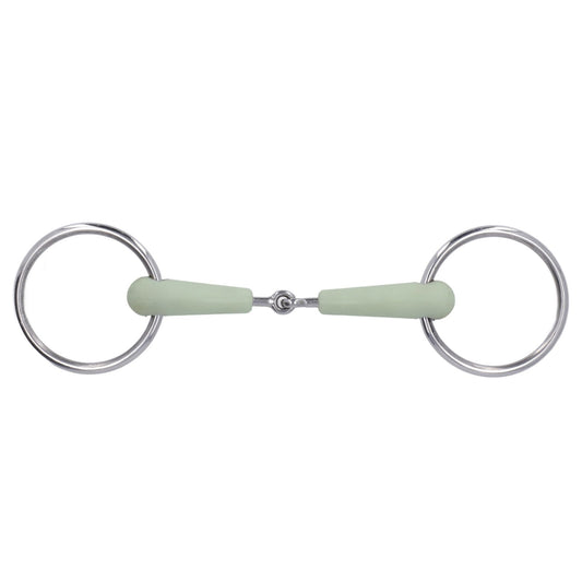 130mm Horse Mouth Snaffle with Chain Stainless Steel Horse Bit for Equestrian Training Equipment V1294-YM3111220273911-0421