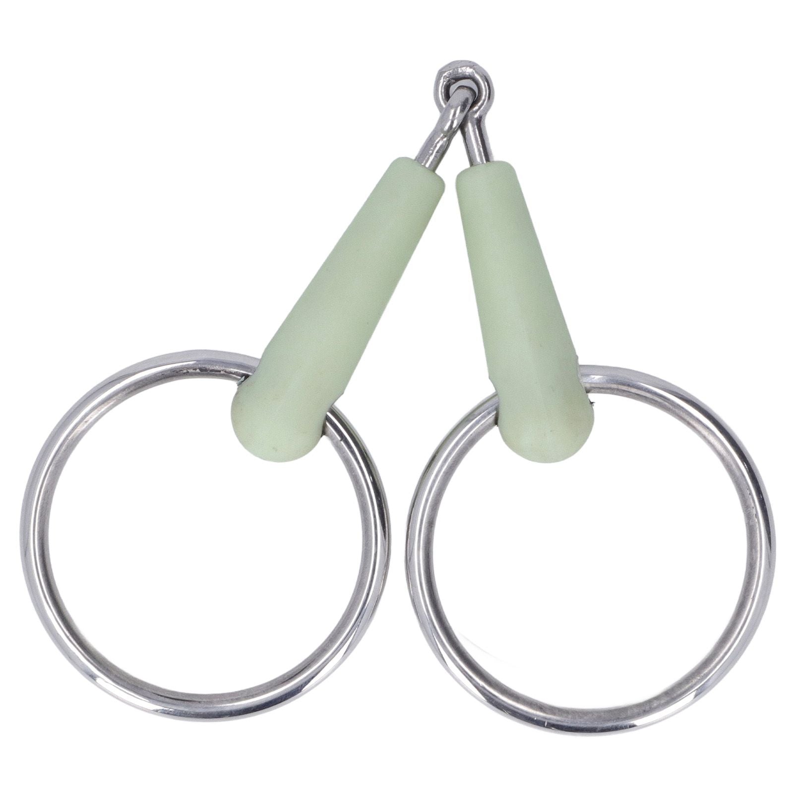 130mm Horse Mouth Snaffle with Chain Stainless Steel Horse Bit for Equestrian Training Equipment V1294-YM3111220273911-0421
