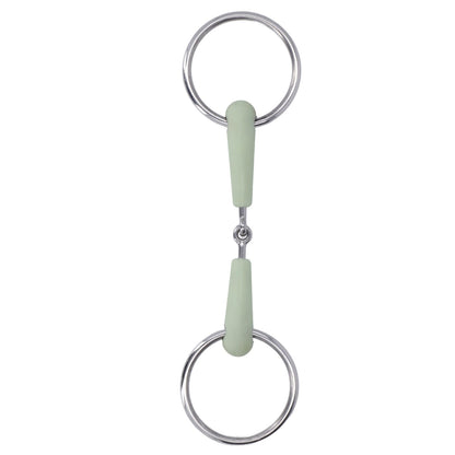 130mm Horse Mouth Snaffle with Chain Stainless Steel Horse Bit for Equestrian Training Equipment V1294-YM3111220273911-0421